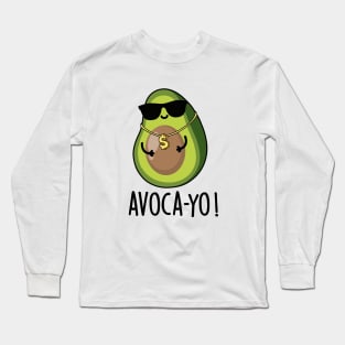 Avoca-you Cute Cool Avocado Pun Long Sleeve T-Shirt